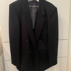 Men's Classic Dark Navy Vintage Christian Dior Blazer